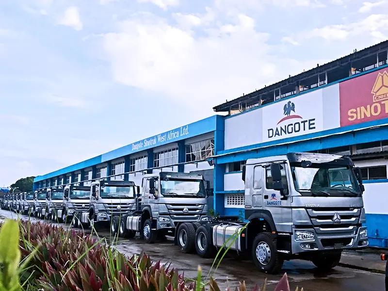 4S shop of Nigeria Dangote SINOTRUK