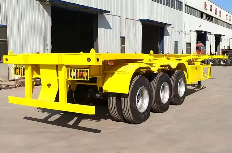 Sinotruk Flatbed semi trailer-5